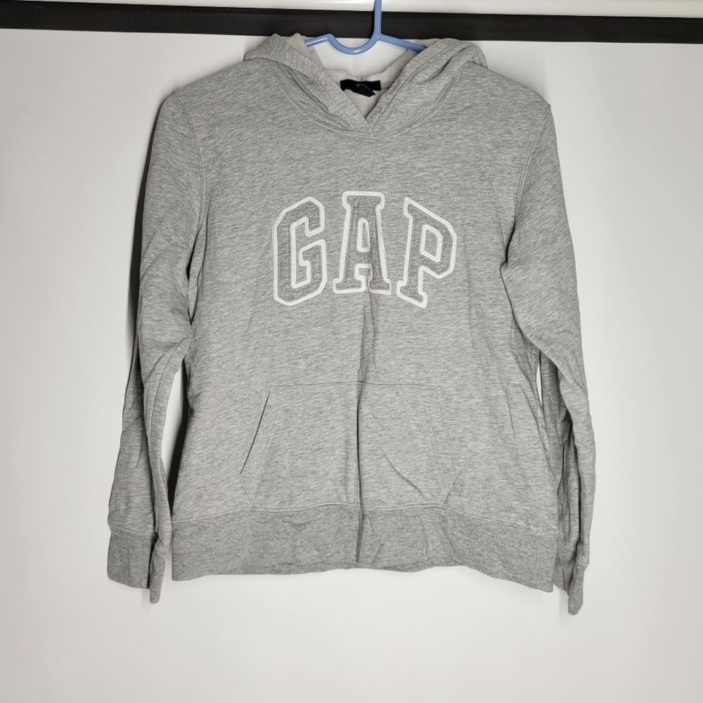 Cozy GAP Logo Gray Hoodie
